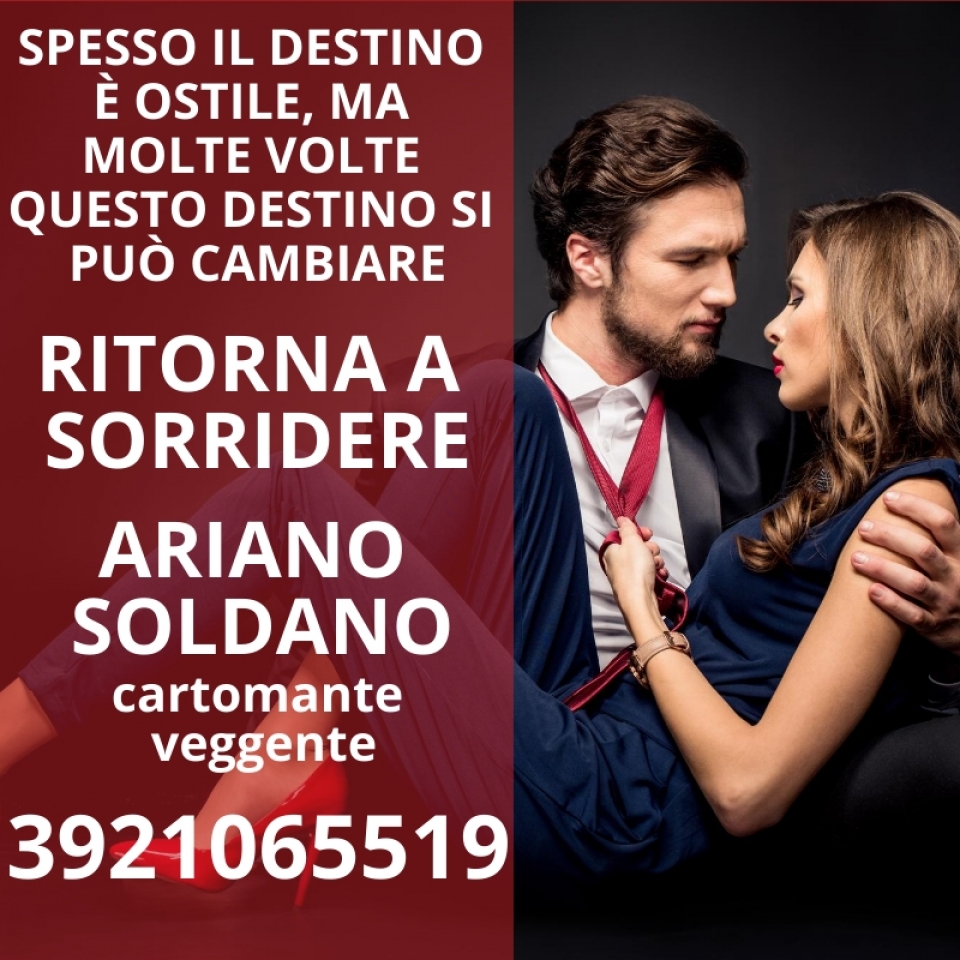 Ariano Soldano - 3921065519 Seria Cartomante Bergamo